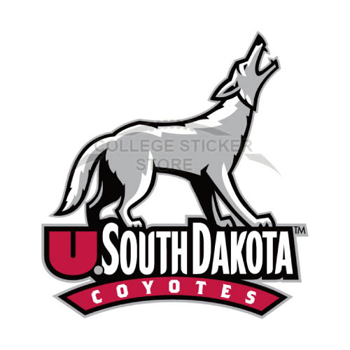 Homemade South Dakota Coyotes Iron-on Transfers (Wall Stickers)NO.6208